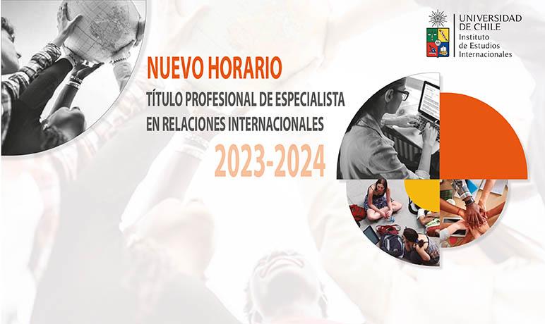 A contar de este año, el Título Profesional de Especialista en Relaciones Internacionales se dictará en horario vespertino y online.