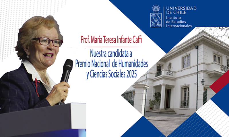 Apoya a la prof. Infante como candidata a Premio Nacional de Humanidades y Ciencias Sociales.